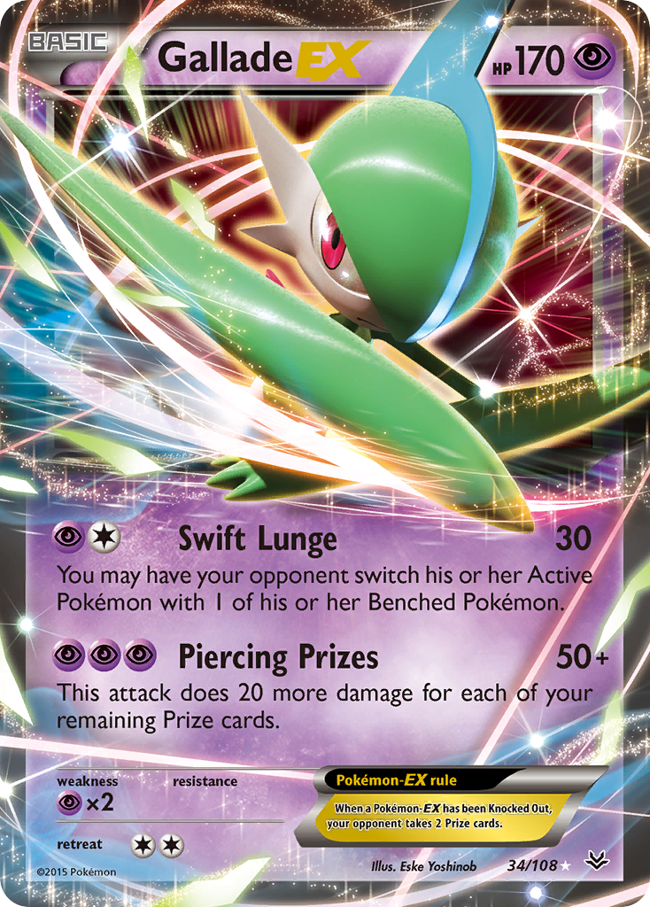 Gallade-EX - 034/108 - Roaring Skies