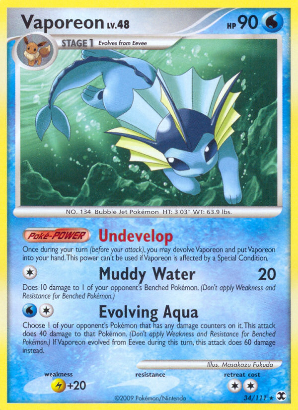 Vaporeon - 034/111 - Rising Rivals