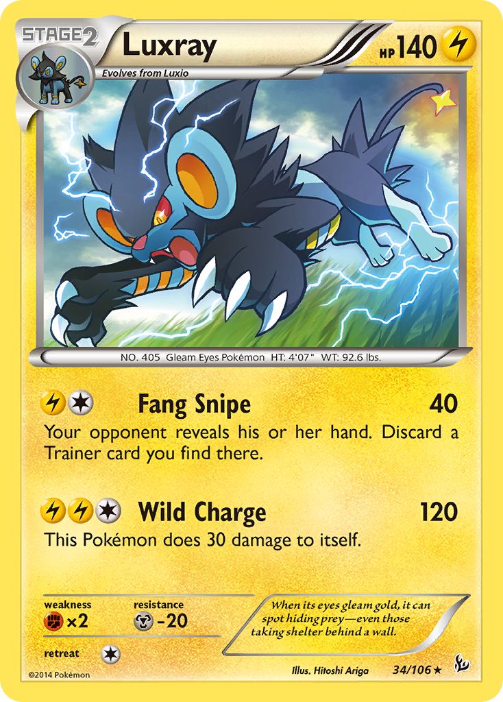 Luxray - 034/106 - Flashfire