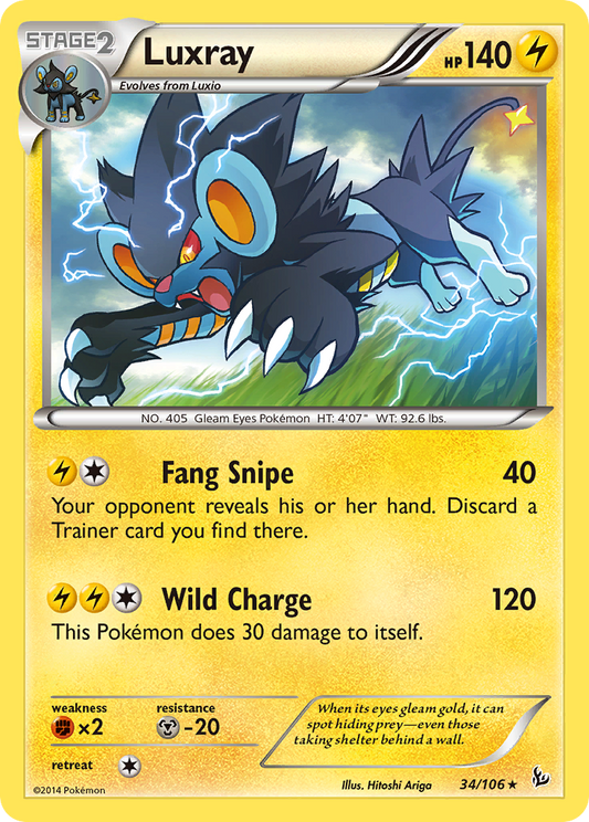 Luxray - 034/106 - Flashfire