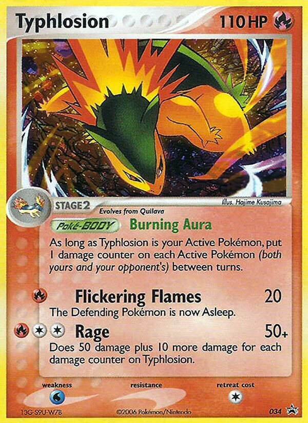 Typhlosion - 34/40 - Nintendo Black Star Promos