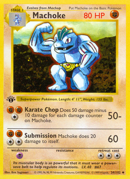 Machoke - 034/102 - Base