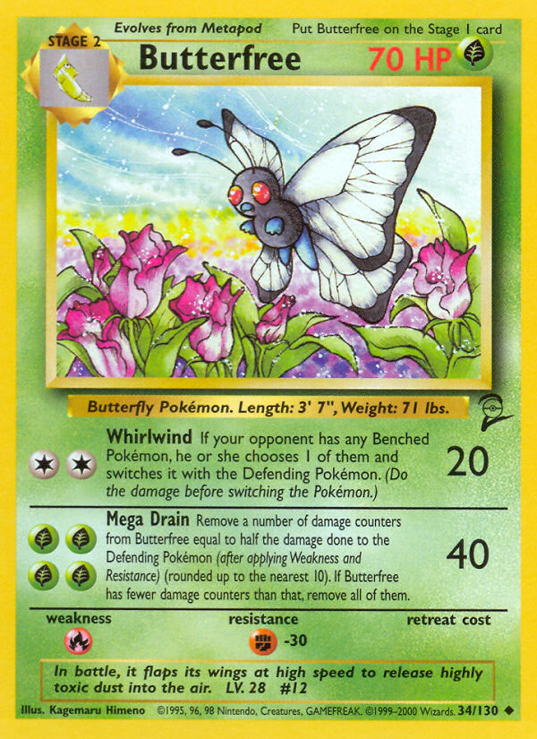 Butterfree - 034/130 - Base Set 2