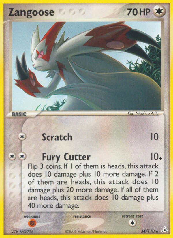 Zangoose - 034/110 - Holon Phantoms