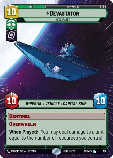 Devastator - SOR - 354 - Legendary - Hyperspace