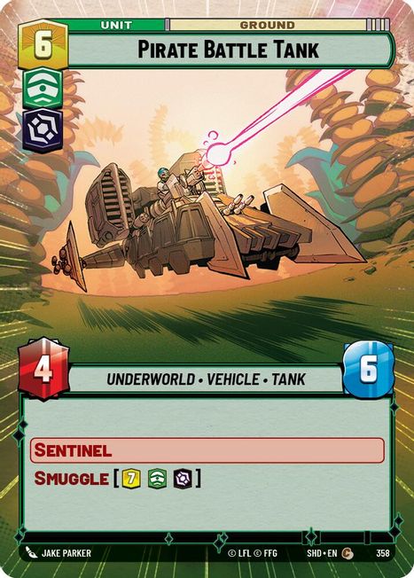 Pirate Battle Tank - SHD - 358 - Common - Hyperspace