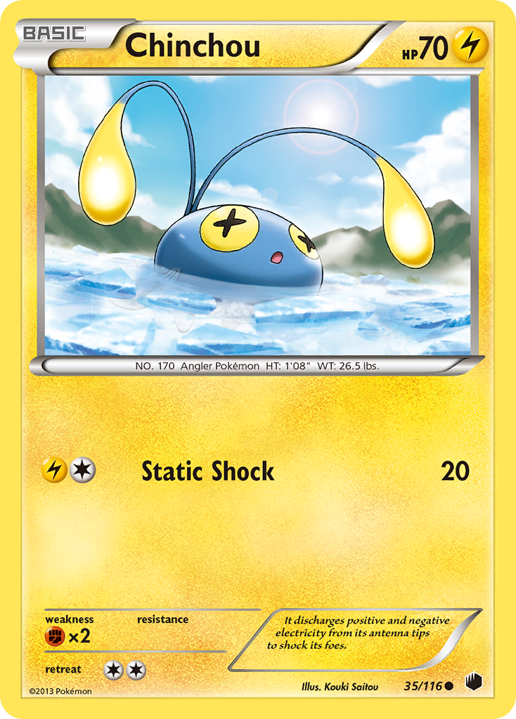 Chinchou - 035/116 - Plasma Freeze