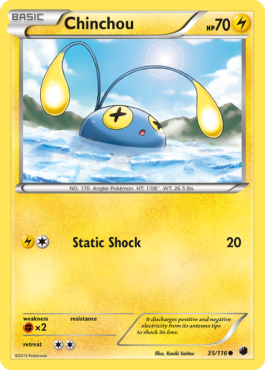 Chinchou - 035/116 - Plasma Freeze