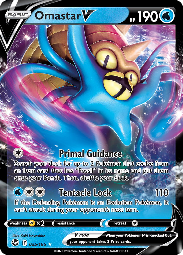 Omastar V - 035/195 - Silver Tempest