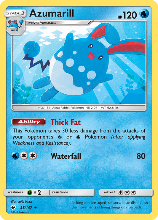 Azumarill - 035/147 - Burning Shadows