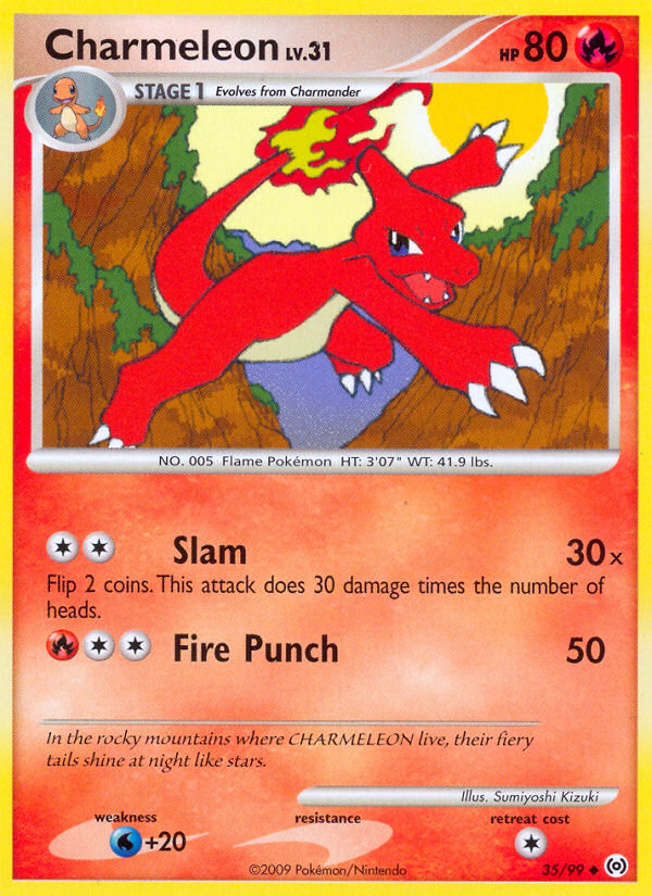 Charmeleon - 35/99 - Arceus