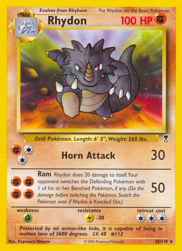 Rhydon - 035/110 - Legendary Collection