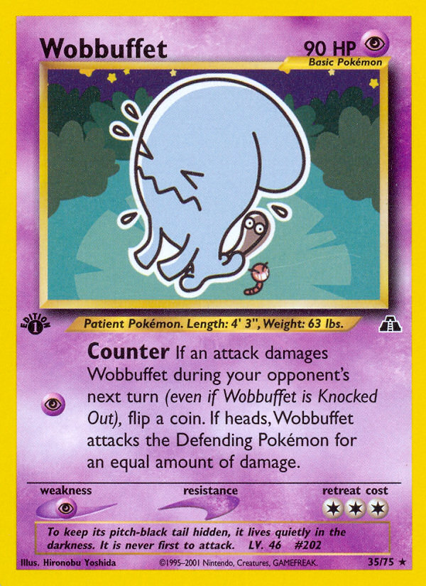 Wobbuffet - 35/75 - Neo Discovery