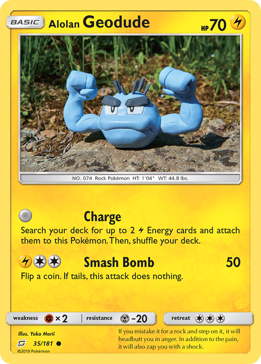 Alolan Geodude - 035/181 - Team Up