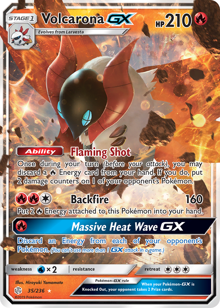 Volcarona-GX - 035/236 - Cosmic Eclipse