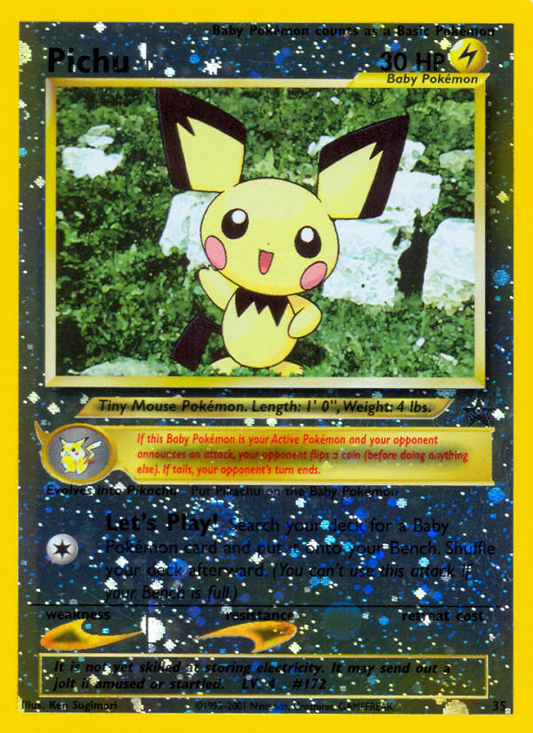 Pichu - 35/53 - Wizards Black Star Promos