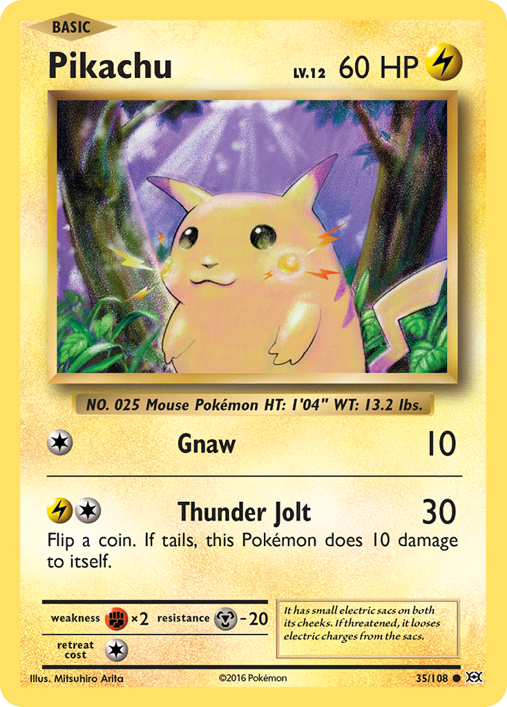 Pikachu - 035/108 - Evolutions