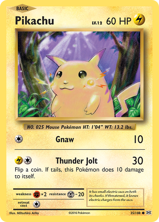 Pikachu - 035/108 - Evolutions