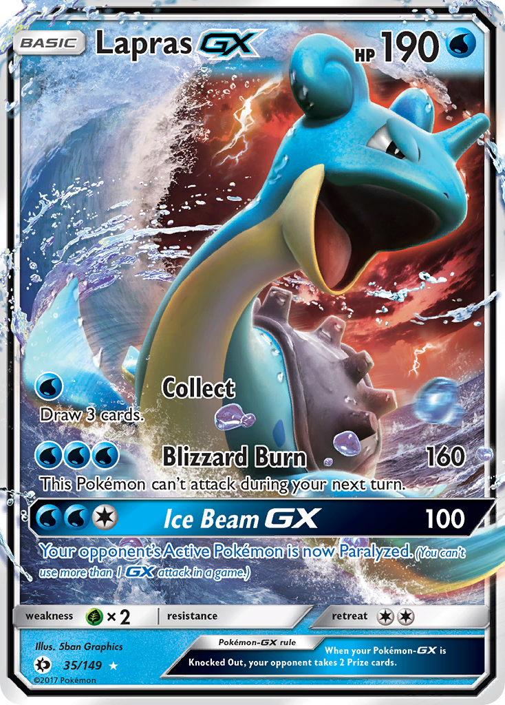 Lapras-GX - 035/149 - Sun & Moon