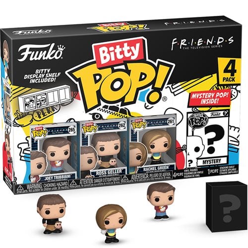 Friends Joey Tribbiani Funko Bitty Pop! Mini-Figure 4-Pack