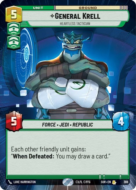 General Krell - SOR - 369 - Rare - Hyperspace