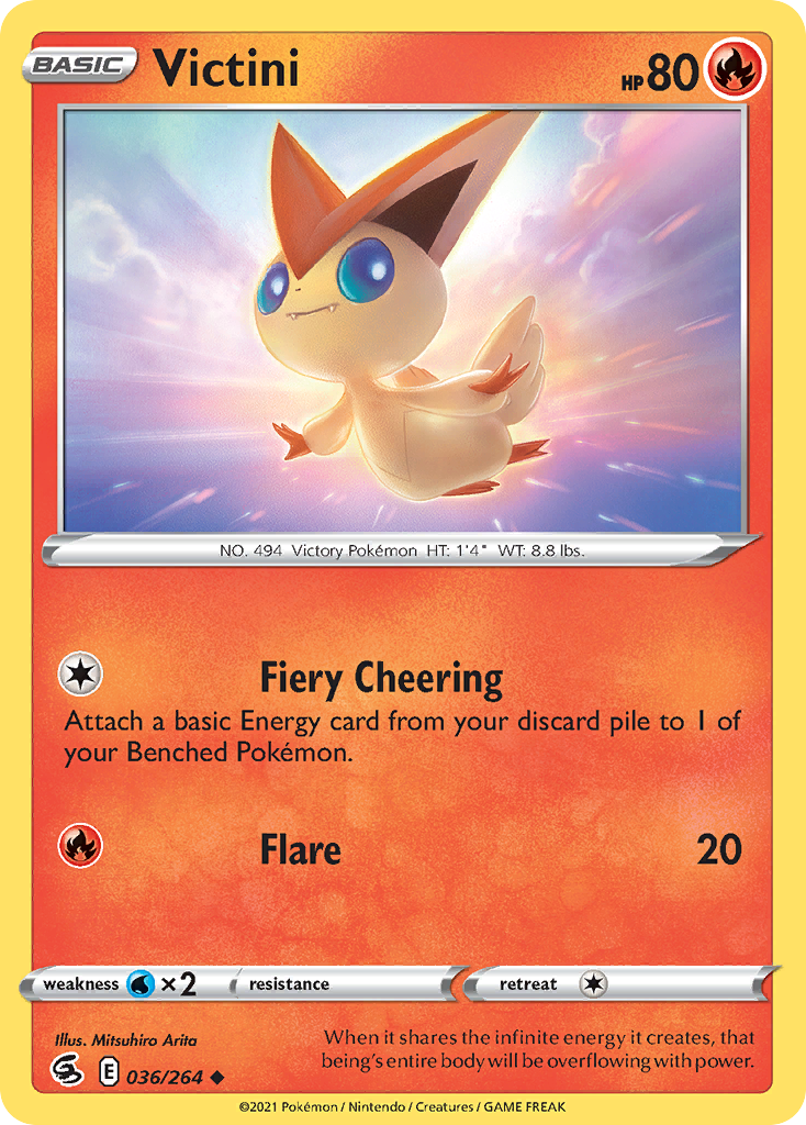 Victini - 036/264 - Fusion Strike