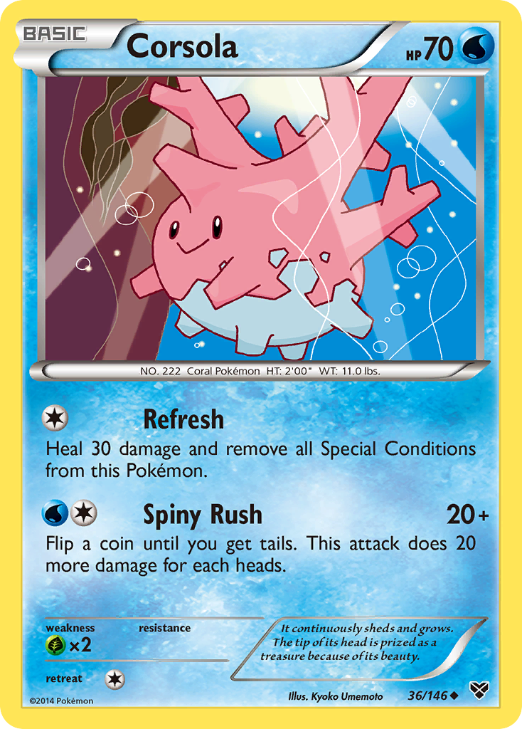 Corsola - 036/146 - XY