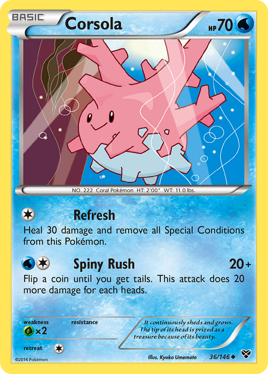 Corsola - 036/146 - XY