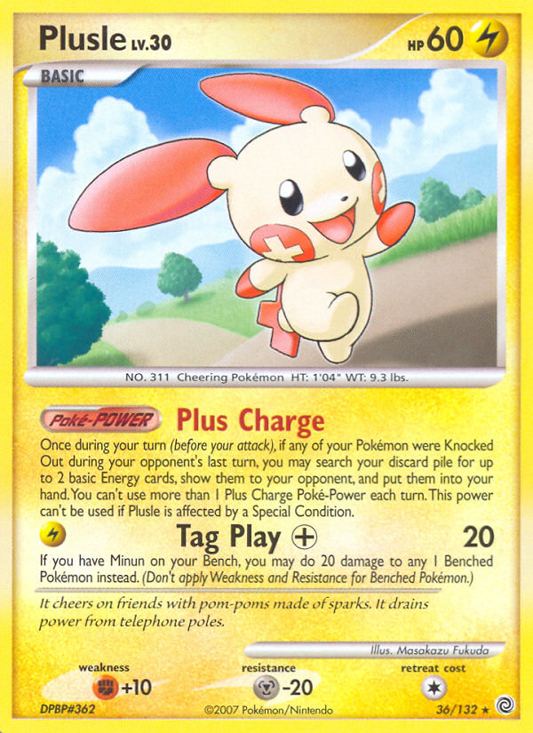 Plusle - 036/132 - Secret Wonders