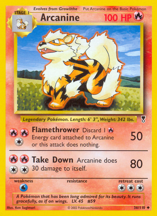 Arcanine - 036/110 - Legendary Collection