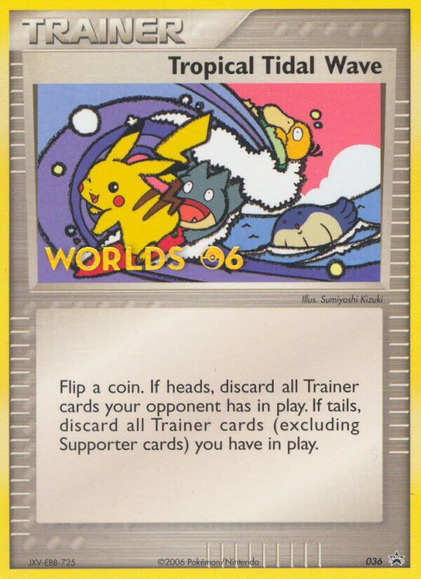 Tropical Tidal Wave - 36/40 - Nintendo Black Star Promos