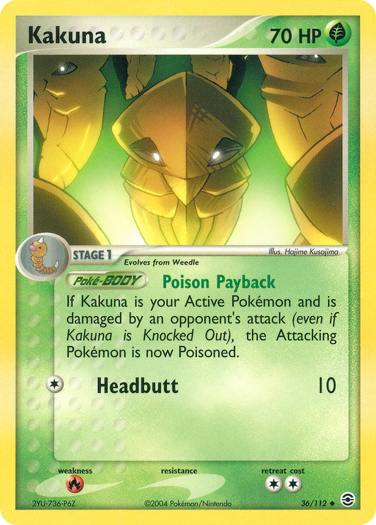 Kakuna - 036/112 - FireRed & LeafGreen