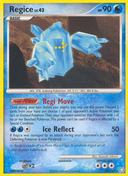 Regice - 036/146 - Legends Awakened