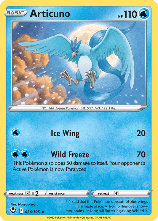 Articuno - 036/195 - Silver Tempest