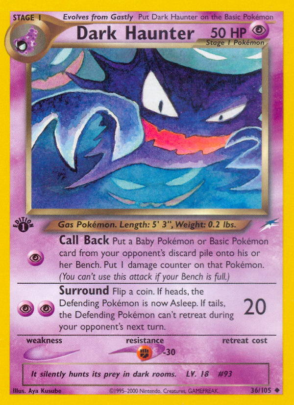 Dark Haunter - 036/105 - Neo Destiny