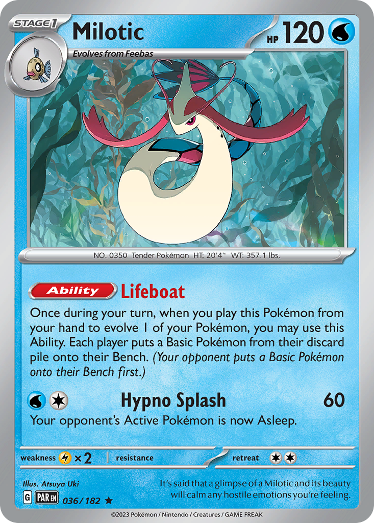 Milotic - 036/182 - Paradox Rift