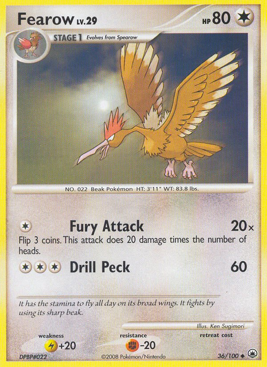 Fearow - 036/100 - Majestic Dawn