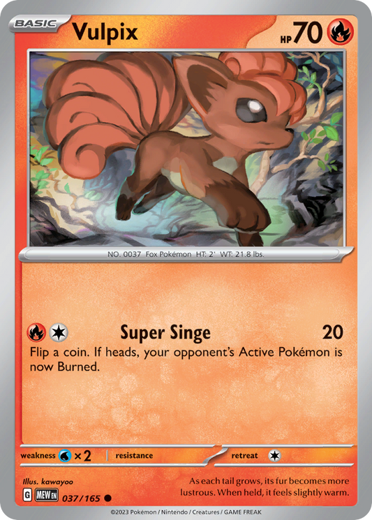 Vulpix - 037/165 - 151