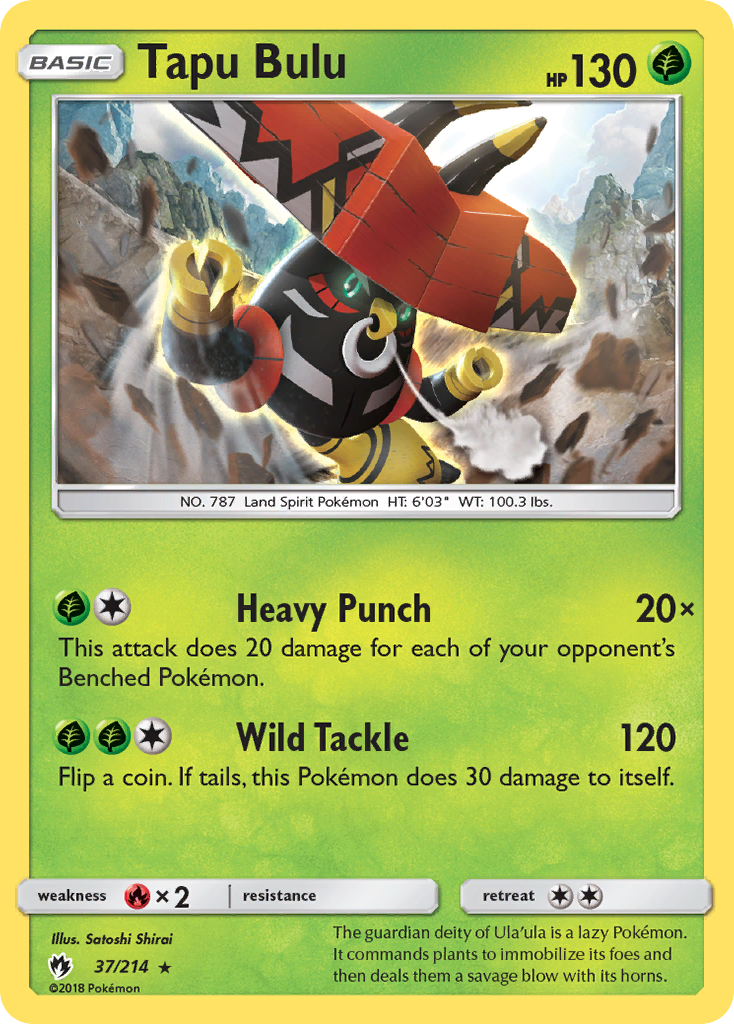 Tapu Bulu - 037/214 - Lost Thunder