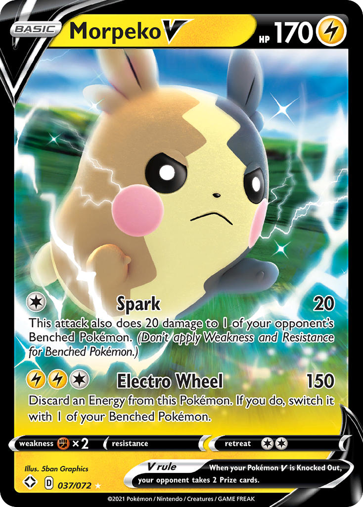 Morpeko V - 37/72 - Shining Fates