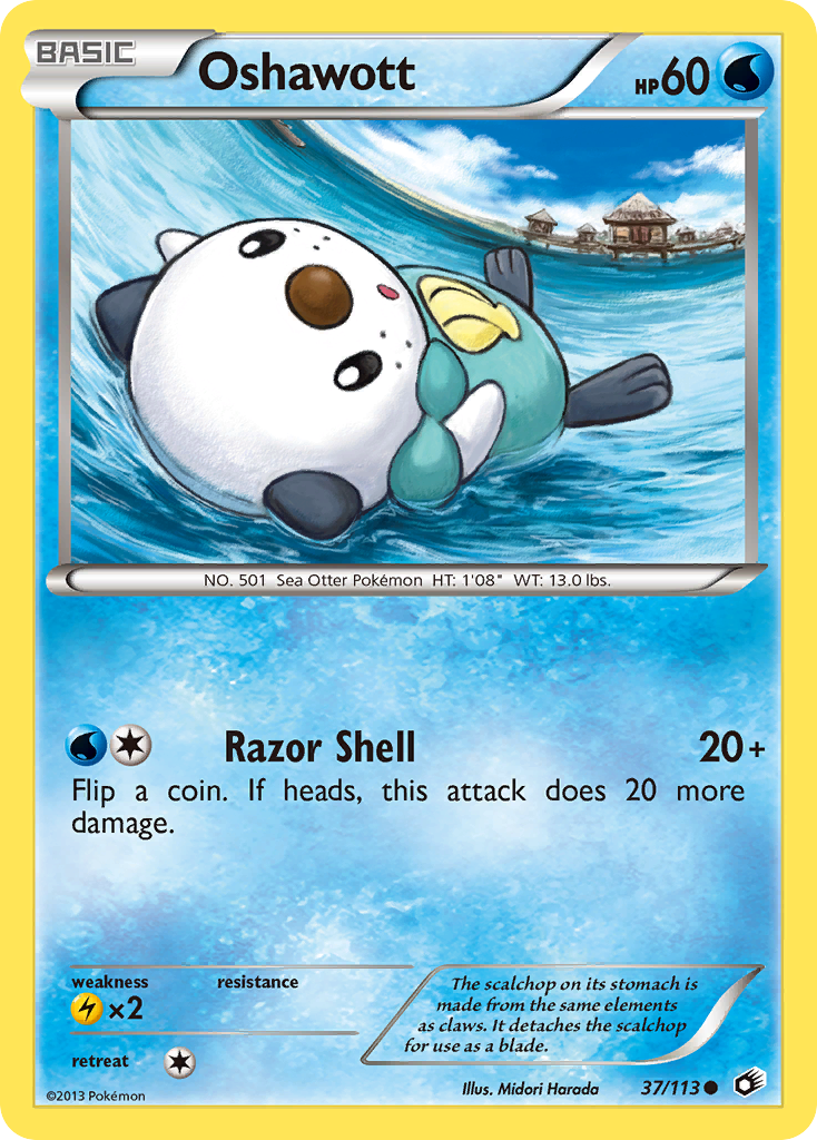 Oshawott - 037/113 - Legendary Treasures