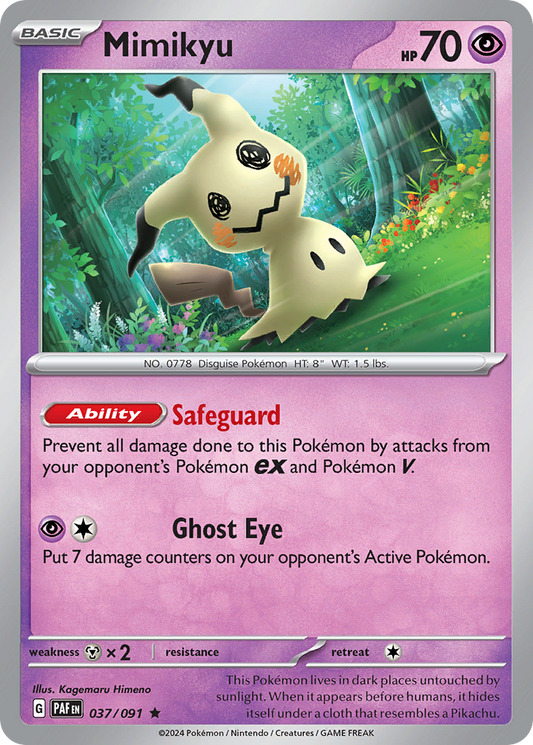 Mimikyu - 37/91 - Paldean Fates