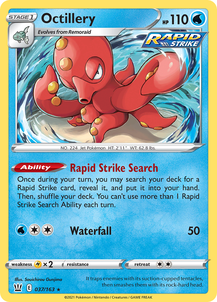 Octillery - 037/163 - Battle Styles