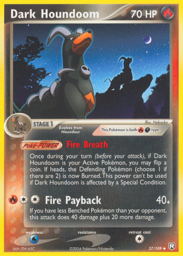 Dark Houndoom - 037/109 - Team Rocket Returns