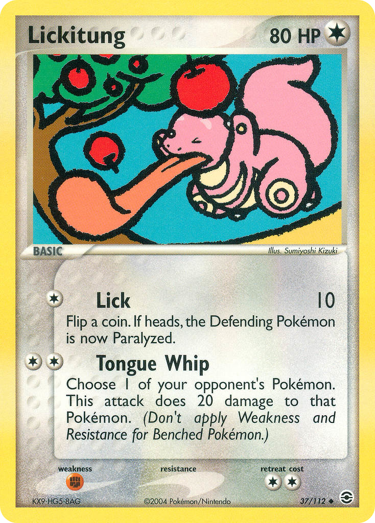 Lickitung - 037/112 - FireRed & LeafGreen