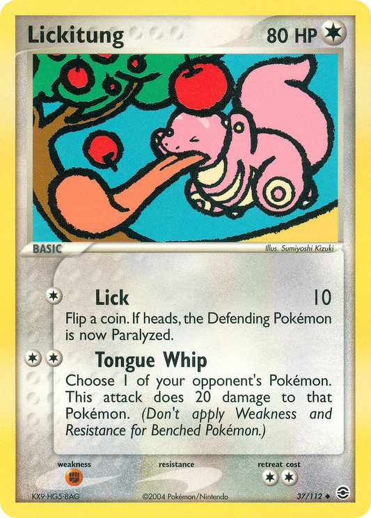 Lickitung - 037/112 - FireRed & LeafGreen