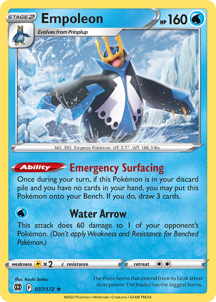 Empoleon - 037/172 - Brilliant Stars