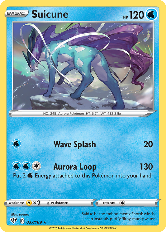 Suicune - 037/189 - Darkness Ablaze