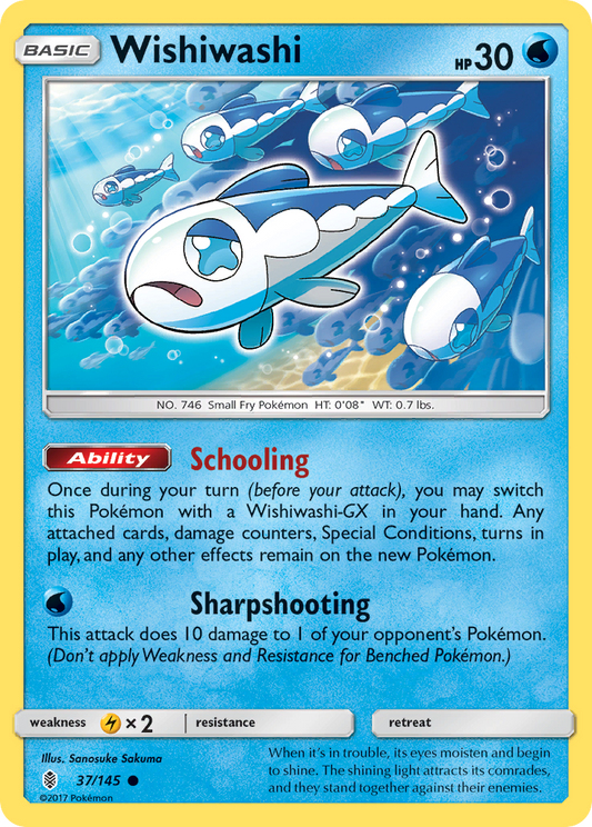 Wishiwashi - 037/145 - Guardians Rising