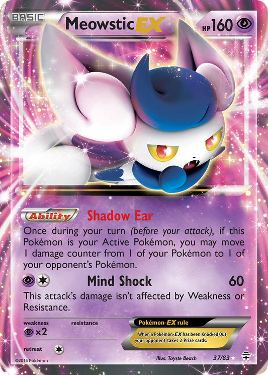 Meowstic-EX - 37/83 - Generations